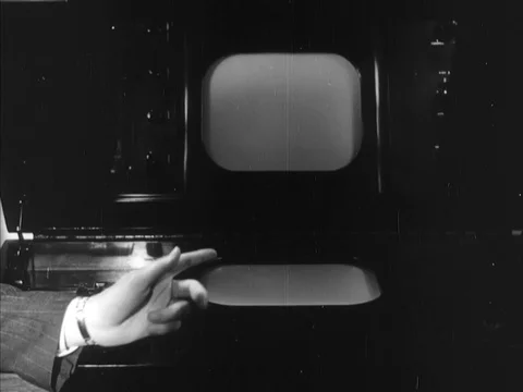 Remote mobile broadcast units promote television sets - 1939 Video stock 93109380