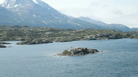 Remote mountain lake P HD 8742 Stock Footage 11148635