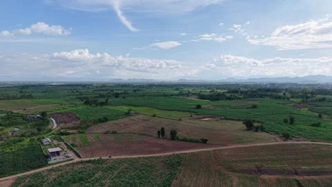 Remote Mountain Road Under Dramatic Clouds Stock Footage 310883531