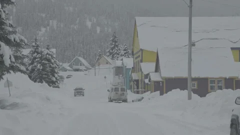 Remote Northern Town Video stock 154049339