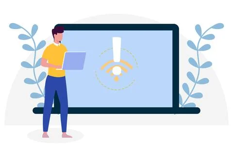 Remote Not Pairing Concept Illustration Ilustração Stock