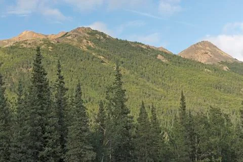 Remote Peaks in the Wilds Stockfoto's
