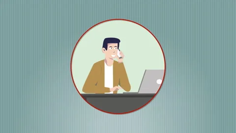 Remote staff control and project management. Successful businessman leading 스톡 동영상 132341044