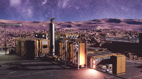 Remote surface station powered by resilient solar energy infrastructure Video stock 331521729