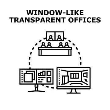 Remote team collaboration meeting from different offices Illustrazione stock