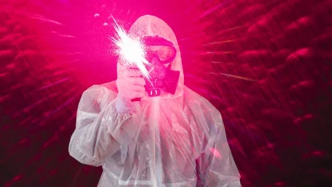 Remote Temperature Measurement 4K Stock Footage 128172291