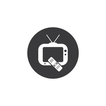 Remote tv icon vector illustration Illustrazione stock