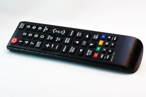 Remote TV in studio light Stock Photos