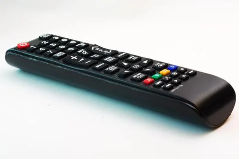 Remote TV in studio light Stock Photos