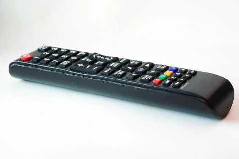 Remote TV in studio light Stock Photos