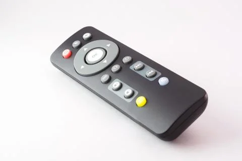 Remote TV in studio light Stock Photos