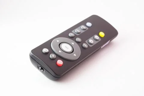 Remote TV in studio light Stock Photos