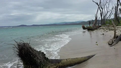 Remote Uninhabited Island Stock Footage 149203701