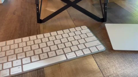 Remote work accessories Stock Footage 246012600