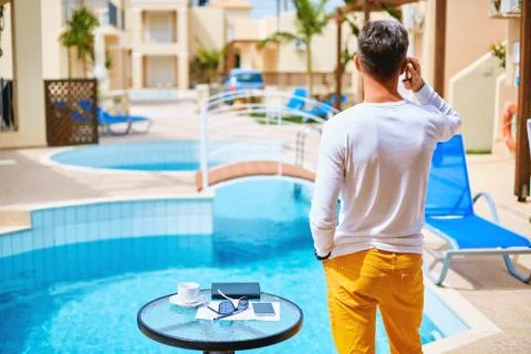 Remote work concept Stock Photos