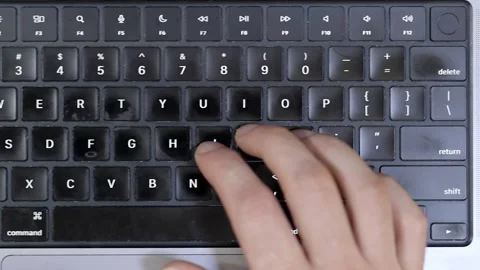 Remote work concept showing efficient productivity and focused scene Stock Footage 336695698
