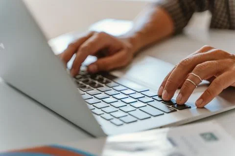 Remote Work. Digital Nomad Stock Photos