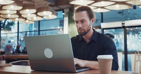 Remote work. Freelancer practice of working from location out of office, a Stock Footage 256298513