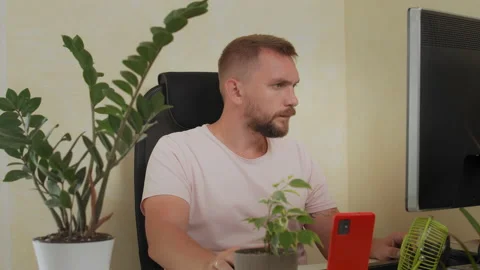 Remote work at home Stock Footage 158346213