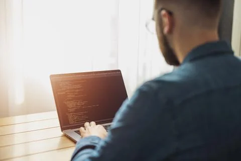 Remote work from home Stock Photos