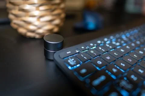 Remote work items | Logitech productivity products | craft keyboard and mx mouse Stock Photos