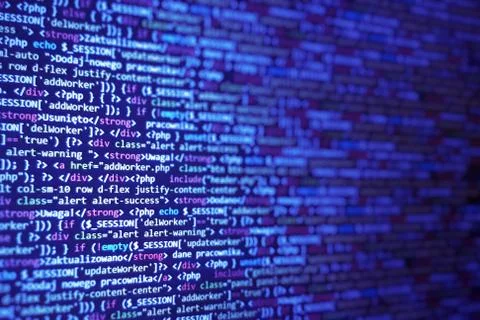 Remote work search. Work via the Internet. Demand for experienced programmers 写真素材