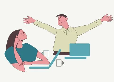 Remote work, social networking, cv, exam preparation, homework Stock Illustration