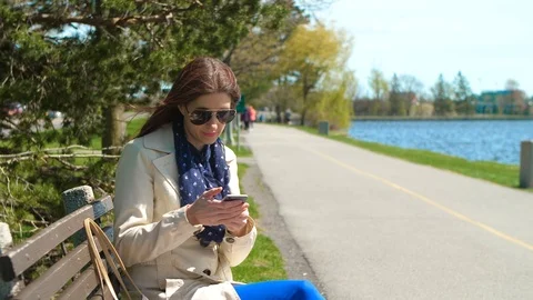 Remote work on a sunny day Stock Footage 91039348