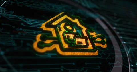 Remote work symbol digital concept Stock Footage 337703063