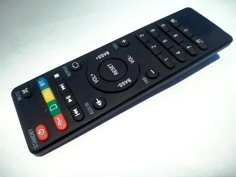 Remote,Digital Entertainment Control Device Stock Photos