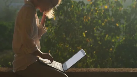 Remotely working concept. Stock Footage 242409403