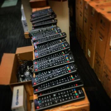 Remotes for days Stock Photos