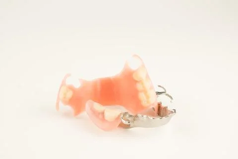 Removable dental prostheses Stock Photos