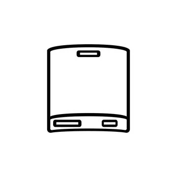 Removable hard disc icon. Element of simple icon for websites, web design Stock Illustration