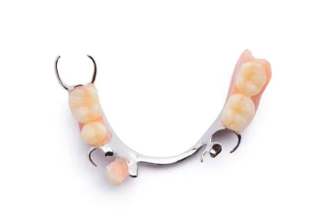 Removable partial denture Stock Photos