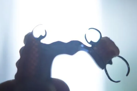 Removable partial dentures Stock Photos