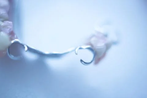 Removable partial dentures Stock Photos