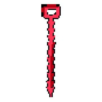 Removal drain snake pixel art vector illustration Stock Illustration