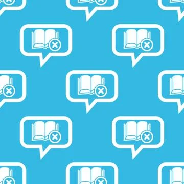 Remove book message pattern Illustrazione stock
