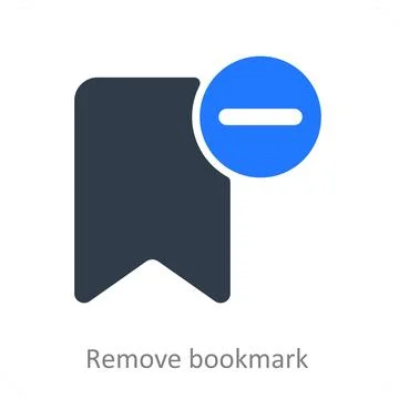 Remove Bookmark Stock Illustration
