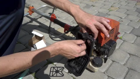 Remove the carburetor Stock Footage 162843811