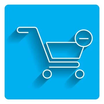 Remove from cart icon 스톡 일러스트
