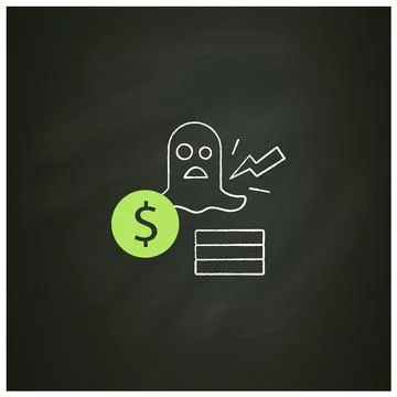 Remove chalk icon Stock Illustration