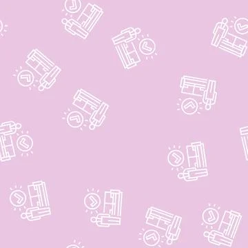 Remove couch line seamless pattern 스톡 일러스트