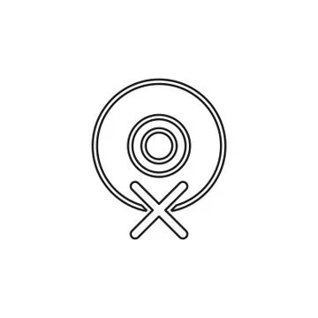 Remove dvd button - media or music player Stock Illustration