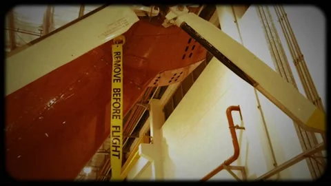 Remove before flight plug Stock Footage 131844190