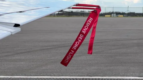 Remove before flight tags Stock Footage 291618618