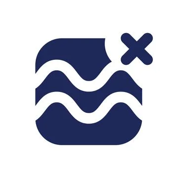 Remove float effect black pixel perfect solid ui icon Illustrazione stock