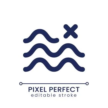 Remove float effect pixel perfect linear ui icon 스톡 일러스트