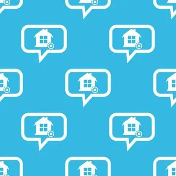 Remove house message pattern Illustrazione stock